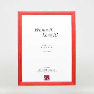 Ramka na zdjęcia z drewna profil 43 Lachs 9x13 cm z szkłem muzealnym – Effect