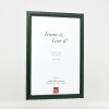 Ramka na zdjęcia z drewna Profil 43, tannegreen, 13x13 cm, szkło muzealne