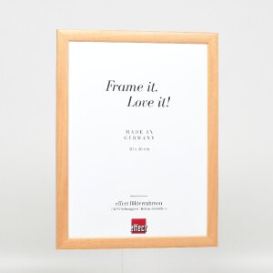 Ramka na zdjęcia z drewna Effect Profil 43 natur 20x20 cm z szkłem muzealnym