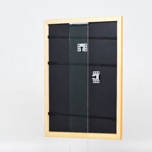 Ramka na zdjęcia z drewna Profil 43, mielony, 20x30 cm, szkło muzealne – Effect