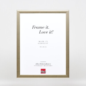 Rama na zdjęcia z drewna, profil 43, srebrna, szkło muzealne 21x28 cm