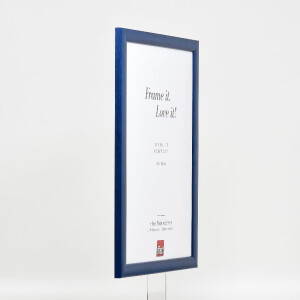 Ramka na zdjęcia z drewna Effect, model Profil 43, royalblau, 21x28 cm, szkło muzeum