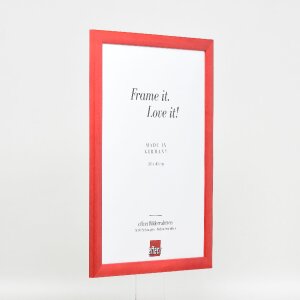 Ramka na zdjęcia z drewna „Profil 43” lacha, 29,7x42 cm, szkło muzealne – Effect