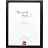 Effect Holzbilderrahmen Profil 43 schwarz 42x59,4 cm mit Museumsglas