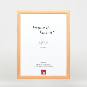 Rama na zdjęcia z drewna naturalnego 50x60 cm, styl 43, z szkłem muzealnym – Effect