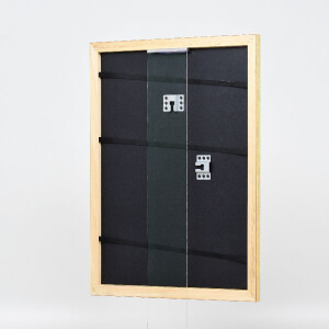 Ramka na zdjęcia z drewna Effect Profil 43, złota, 50x65 cm, szkło muzeum