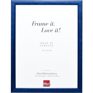 Ramka na zdjęcia z drewna Profil 43, royalblau, 62x93 cm,...