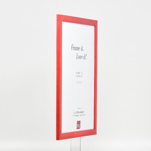 Ramka na zdjęcia z drewna Effect Profil 43, łosoś, 70x100 cm, szkło muzealne