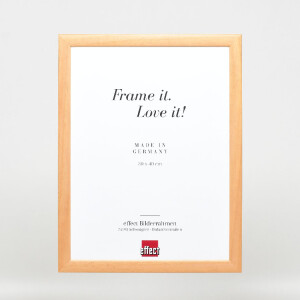 Rama na zdjęcia Effect Profil 43, naturalne drewno, 10,5x14,8 cm, z szkłem muzealnym