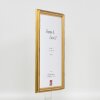 Ramka na zdjęcia w stylu barokowym Profil 44 gold, 23x70 cm, szkło muzealne
