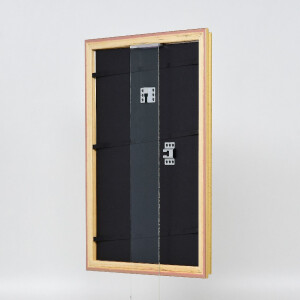 Ramka na zdjęcia w stylu barokowym Profil 44 gold, 25x80 cm, szkło muzealne