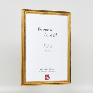 Ramka na zdjęcia w stylu barokowym, model 44, złota, 50x65 cm, szkło muzealne – Effect