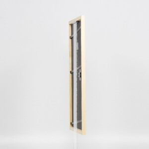 Ramka na zdjęcie z drewna sosnowego Profil 45, 13x13 cm, z szkłem muzealnym