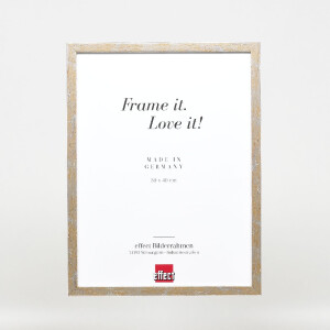 Ramka drewniana Effect Profil 51 antik srebrny 7x10 cm z szkłem muzealnym