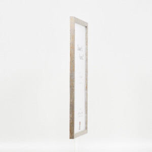 Rama drewniana Effect Profil 51 antik srebrny 25x35 cm z szkłem muzealnym