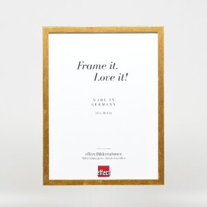 Ramka na zdjęcia z drewna Profil 51, antyk złoty, 25x70 cm, szkło muzealne