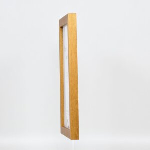 Efekt Drewniana ramka na zdjęcia Profil 52 dąb 42x59,4 cm szkło muzealne