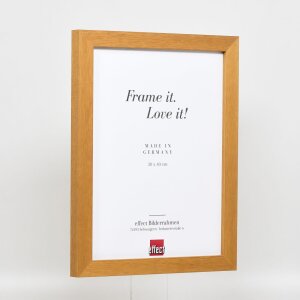 Efekt Drewniana ramka na zdjęcia Profil 52 dąb 42x59,4 cm szkło muzealne