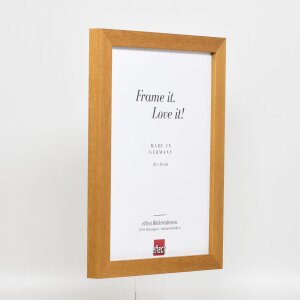 Efekt Drewniana ramka na zdjęcia Profil 52 dąb 42x59,4 cm szkło muzealne
