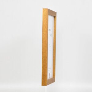 Efekt Drewniana ramka na zdjęcia Profil 52 dąb 42x59,4 cm szkło muzealne