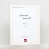 Efekt Drewniana ramka na zdjęcia Profil 55 biała 10x15 cm Szkło muzealne