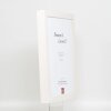 Efekt Drewniana ramka na zdjęcia Profil 55 biała 10x15 cm Szkło muzealne