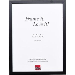 Ramka drewniana Effect Profil 58, czarna 60x60 cm, z...