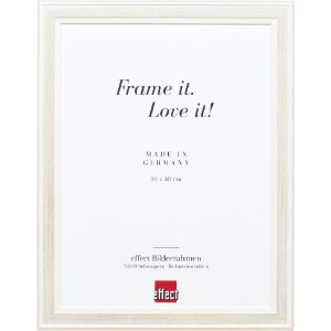 Ramka na zdjęcia z drewna Profil 64, biała, 61x91,5 cm,...