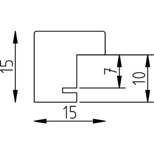 Ramka na zdjęcia z drewna orzechowego 50x60 cm z szkłem muzealnym – Effect Holzrahmen Profil 70