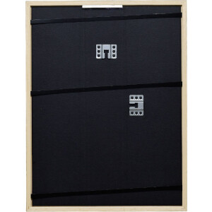 Effect ramka z drewna dębowego 23x70 cm z szkłem muzealnym, 1,5 cm