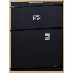 Ramka na zdjęcia Effect Profil 2330, czarna, 25x30 cm, z szkłem muzealnym