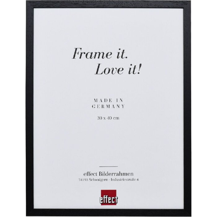 Effect Holzrahmen Profil 2330 schwarz 45x60 cm mit Museumsglas