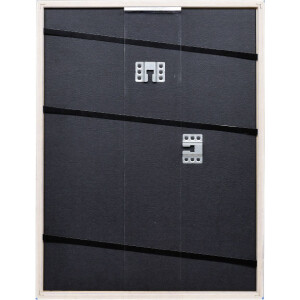 Ramka na zdjęcia z drewna Profil Top S, niebieska, 7x10 cm, szkło muzealne