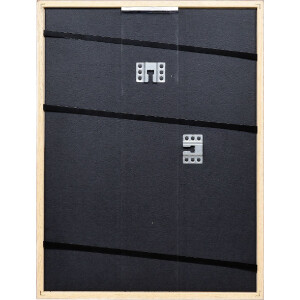 Effect Holzrahmen Profil Top S braun 20x20 cm Museumsglas