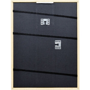 Ramka drewniana Effect Profil Top S, naturalna, 25x70 cm, szkło muzealne