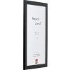 Rama drewniana Effect Profil Top Pro, czarna, 25x60 cm, szkło muzealne