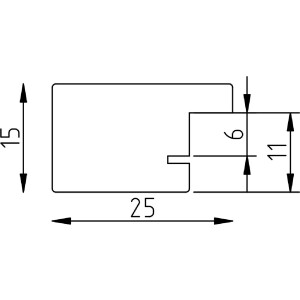 Ramka drewniana Effect Profil Top Pro flieder 70x70 cm z szkłem muzealnym