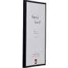 Effect B1 Ramka na zdjęcia aluminiowa Seria 2 czarna 70x70 Szkło muzealne
