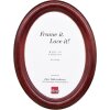 Effect Bilderrahmen Oval Profil HB 7x9 cm mahagoni
