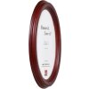 Effect Bilderrahmen Oval Profil HB 7x9 cm mahagoni
