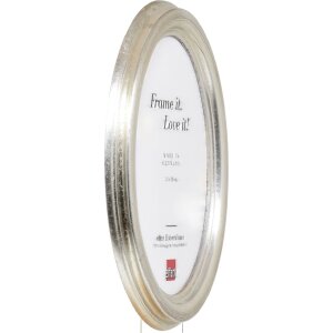 Effect Ramka na zdjęcia Owal Profil HB 15x15 cm srebrna