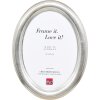 Effect Ramka na zdjęcia Owal Profil HB 15x15 cm srebrna