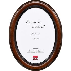 Effect Ramka na zdjęcia Owal Profil HB 20x28 cm orzechowobrązowa