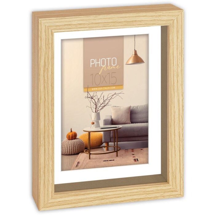 ZEP Object Picture Frame Sorrento 10x15 natural (14,5x20x3,5 cm)