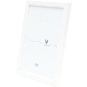 Deknudt Ramka drewniana S41JK1 biała 7x10 cm