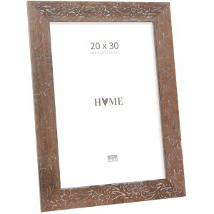 Deknudt Drewniana ramka na zdjęcia Floral Print S68VH brązowa 20x30 cm