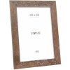 Deknudt Drewniana ramka na zdjęcia Floral Print S68VH brązowa 20x30 cm