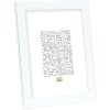 Ramka plastikowa Deknudt S41VK1 biała ze srebrną krawędzią 21x29,7 cm DIN A4