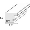 Deknudt Double Frame S41V ramka plastikowa 10x15 cm do 15x20 cm