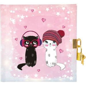Goldbuch Diary Music for Cats 16,5x16,5 cm 96 stron